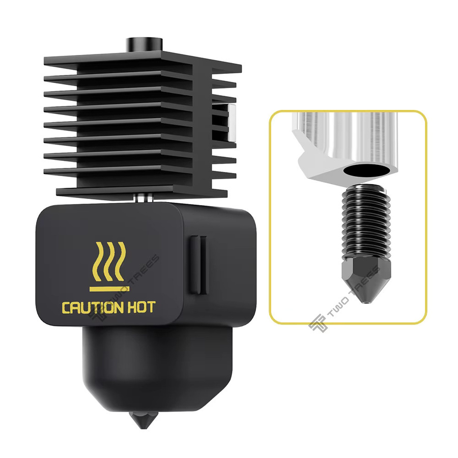 Bambu Lab A1 Mini Hotend Kit mit gehärteter Stahldüse für Hochgeschwindigkeits-3D-Druck, Farbe: Schwarz - Bild 3