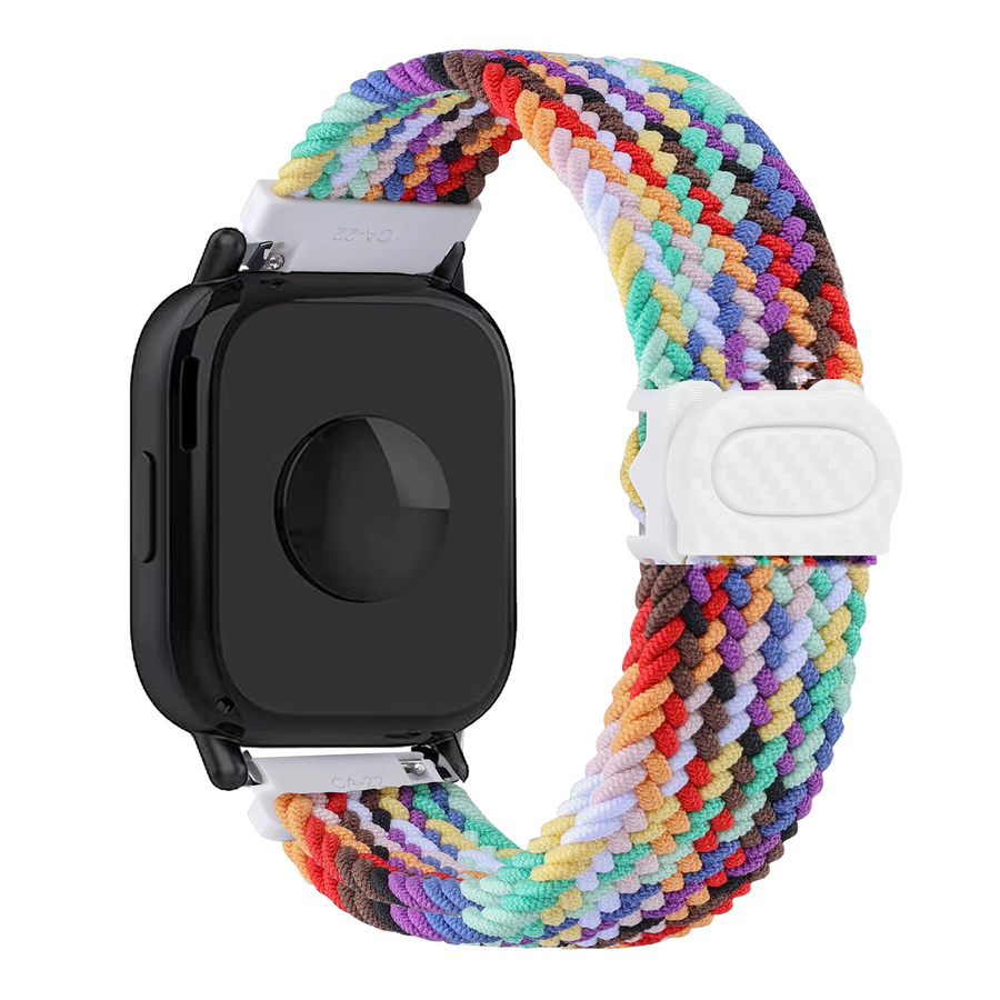 I LOVE LUO Uhrenarmband Nylon, geflochten, Multicolor, Unisex, 22 mm - Bild 2