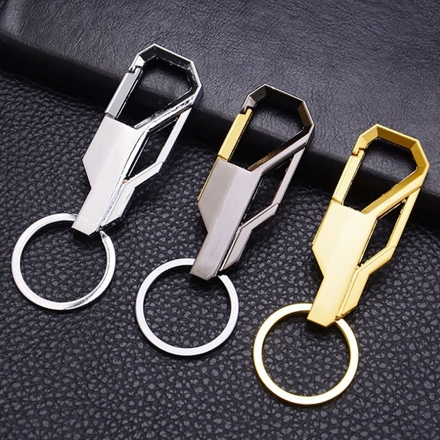 Schlüsselanhänger, 3-farbig, silberfarben, Metall, Unisex - Bild 1