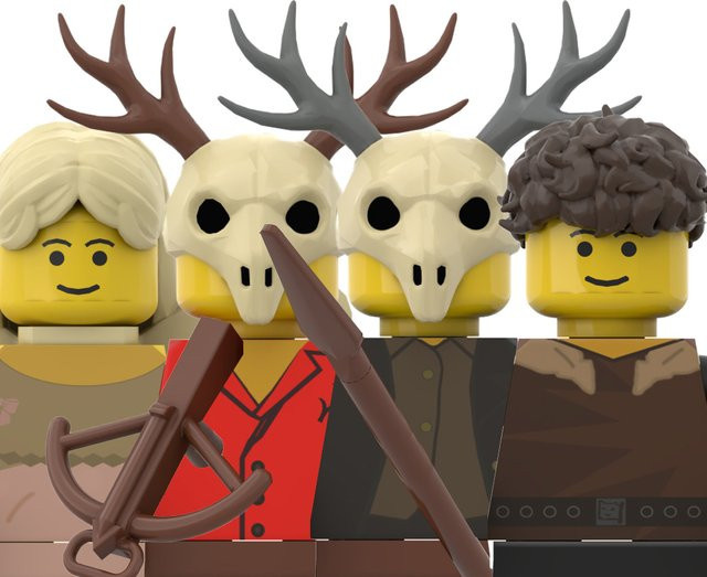 BRICKPANDA MOC Wald Monster Figuren Bausteine, Bunt / Mehrfarbig - Bild 1
