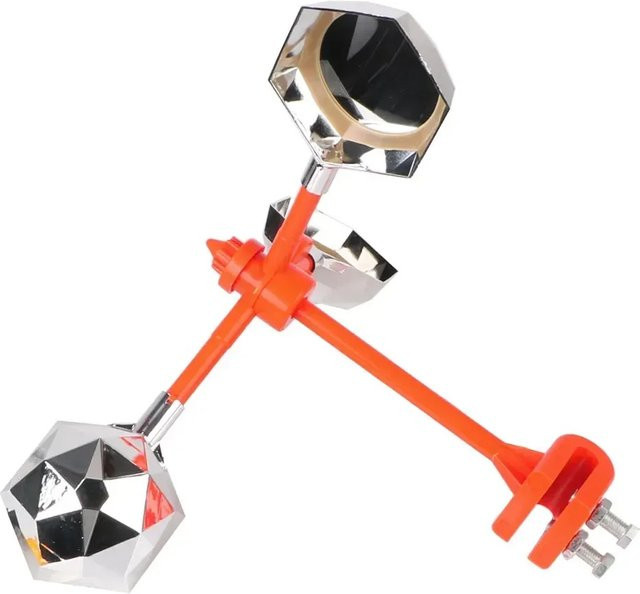 NOCCLILI Solar-Wind-betriebene 360 Grad Vogelabwehr mit Blitzreflektoren und Alarmton zur automatischen Schädlingsbekämpfung für Garten und Außenbereich - Bild 1