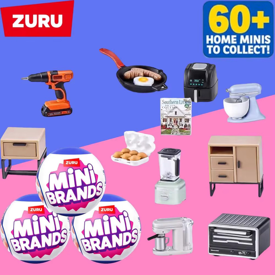 Zuru Mini Brands Hausmöbel-Spielzeug, 5-teiliges Set, Mystery Blind Box - Bild 2