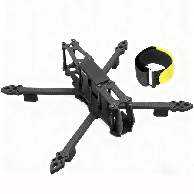Mark4 V2 7 Zoll 3K TrueX Vollcarbon FPV Drone Rahmen Kit für Freestyle und Racing in Schwarz - Bild 1