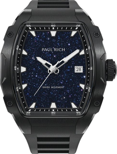 Paul Rich Herrenuhr Astro Classic Galaxy, Quarz, Edelstahl, 42 mm, Blau - Bild 1