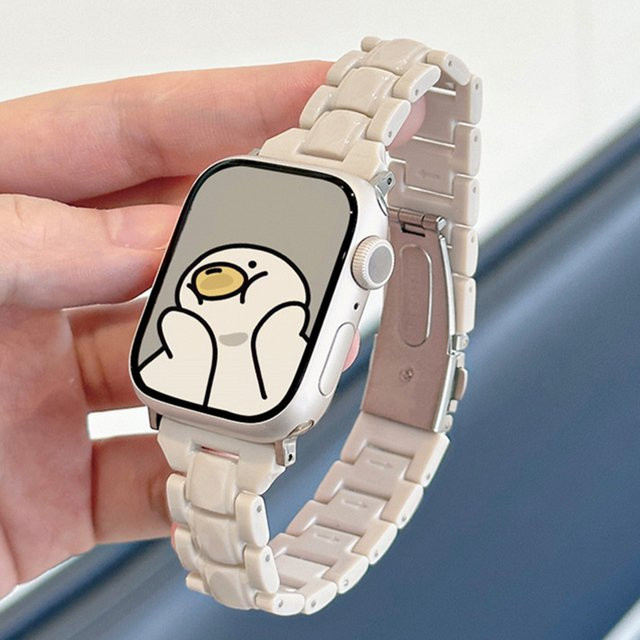 TINUORA Uhrenarmband Keramik, Weiß, Unisex - Bild 1