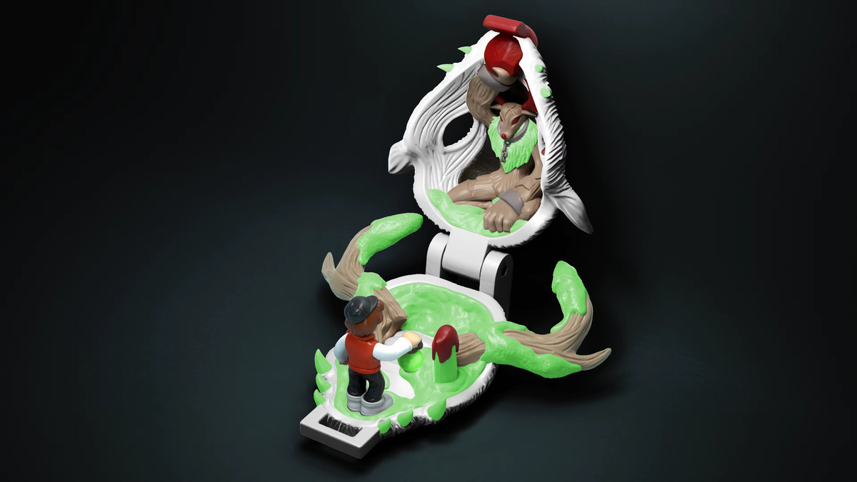 Bandai Mighty Max Singularity Omnipotent Hat Hunting Rudolf Mini Scene, Einzelfigur, ab 14 Jahren - Bild 1