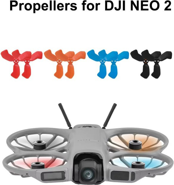 DJI NEO 2 Propeller Set mit Schnellverschluss und Schraubendreher als Ersatzteil-Zubehör - Bild 1