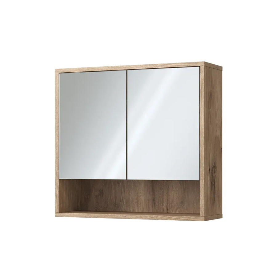 Vicco Bad-Spiegelschrank Eliza in Viking Oak mit 2 Türen, Breite: 70 cm, Höhe: 65 cm - Bild 3