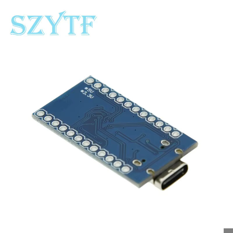 SZYTF ATMEGA32U4 Pro Micro Controller Board mit USB-C und Micro-USB Anschluss, 5V, 16-MHz, Blau - Bild 2
