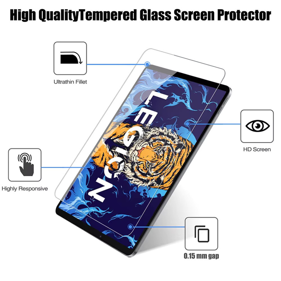 3er-Pack Lenovo Legion Y700 2. Generation Displayschutzfolie aus gehärtetem Glas, transparent, für 8,8 Zoll Tablet TB-9707 und TB-320 - Bild 2