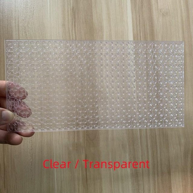 Wucifang Bags Grundplatte, 16x32, doppelseitig, transparent, Kunststoff - Bild 1