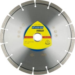 Klingspor DT 600 GU Diamanttrennscheibe für Stein, Farbe: Silber, Durchmesser: 230 mm, Breite: 2,6 mm, Bohrung: 22,23 mm - Bild 1