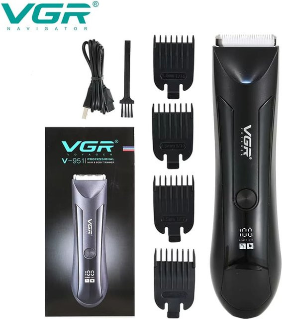 VGR Körperhaartrimmer V-951, Schwarz, Herren - Bild 1