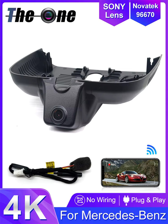 HESHECAM Dashcam im OEM-Style für Mercedes-Benz GLB 200 220 X247 und EQB 260 (2024-2026), Auto-DVR-Kamera mit Nachtsicht, Schwarz - Bild 4
