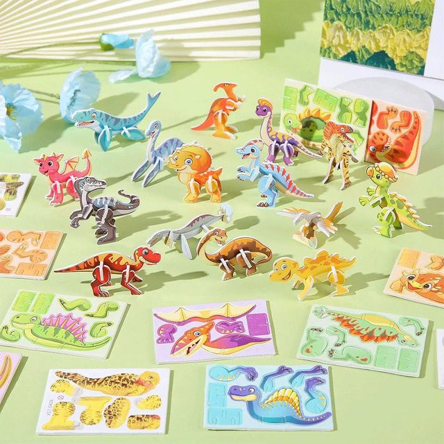 Linyi toy 3D Selbstmontage Puzzle, Flugzeuge, Panzer, weiß, 30-teiliges Set, ab 14 Jahre - Bild 1