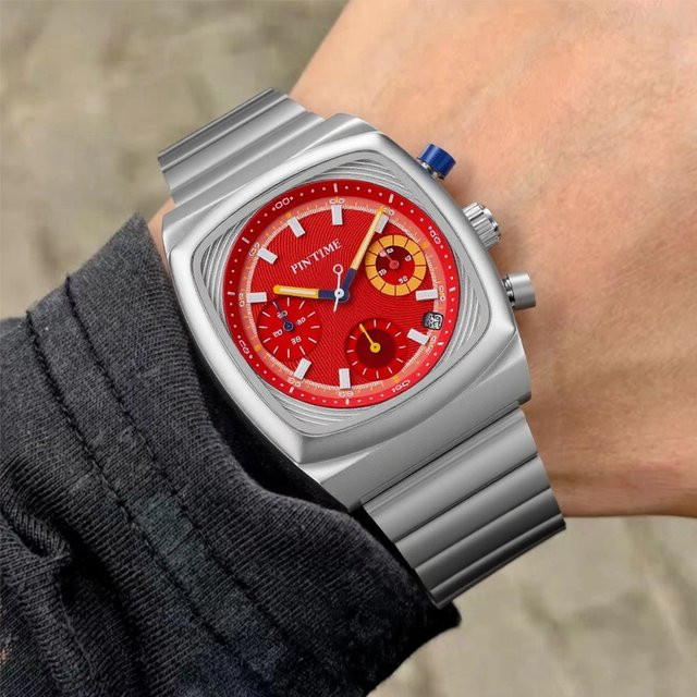 STARPERISH Armbanduhr Quarz, Edelstahl, Silber, Herren - Bild 1