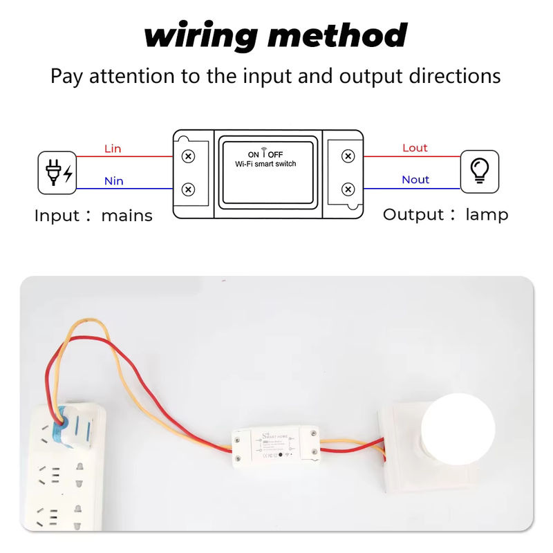 Szaoju WLAN Smart Lichtschalter mit Timer, universelles Fernbedienungsmodul kompatibel mit Tuya Smart Life App - Bild 5