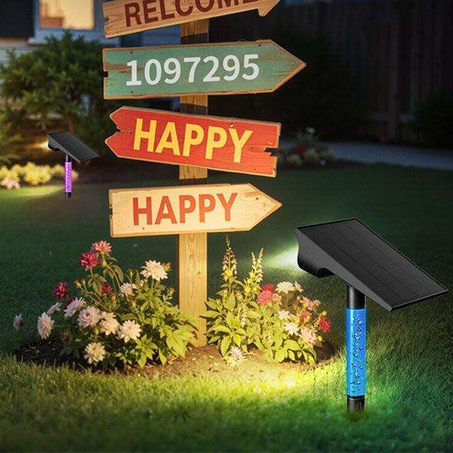 intelamp Solarstrahler mit 56 LED für Garten und Outdoor, wasserdicht nach IP65, Helligkeit einstellbar - Bild 1