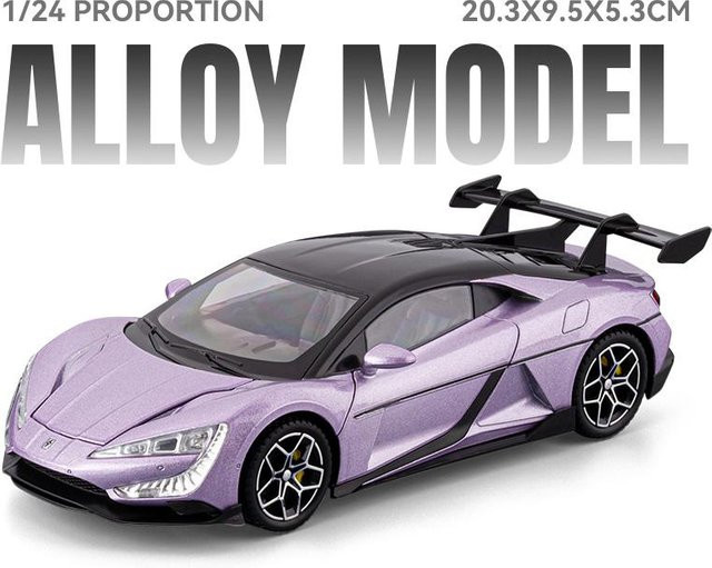 Linyi toy car Byd Look Up U9 Supersportwagen, Legierungsmodellauto, 1:24, mit Sound und Licht, ab 14 Jahren - Bild 1