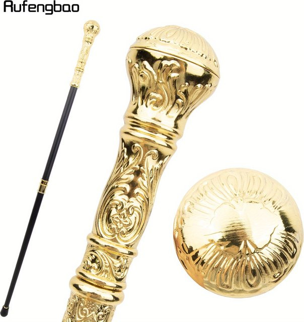 Rufengbao Gehstock, Goldene Runde Griff, 93 cm - Bild 1