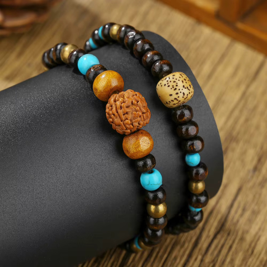 INGX Armband Set, Holz, Perlen, Bunt, Herren - Bild 1
