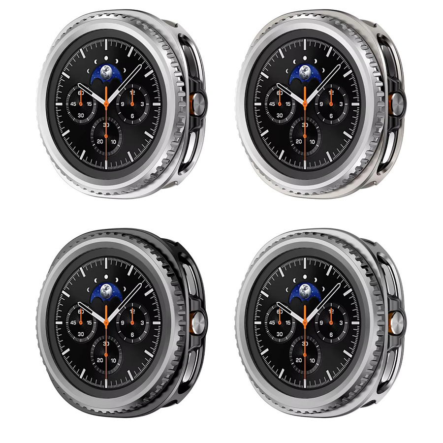 CHIICSMART Schutzhülle für Samsung Galaxy Watch 8 Classic 46 mm, Edelstahl, Silber, Unisex - Bild 4