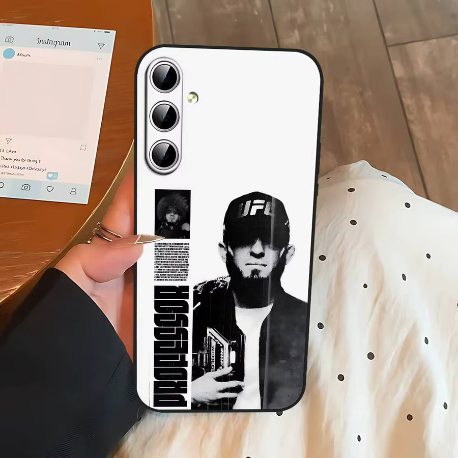 P4P Islam M-Makhachev Soft Cover Handyhülle für Samsung Galaxy S21 S22 S23 S24 S25 S26 Ultra FE Plus 5G A52S - Bild 2