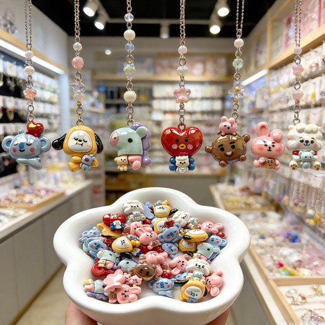 LINE FRIENDS BT21 Perlen aus Harz, DIY Handyketten-Zubehör - Bild 1