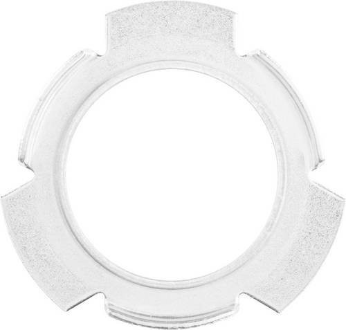 PFERD Adapterpaar für Rundbürsten ungezopft breit und Composite mit Bohrung 50,8 auf 35 mm, Farbe: Silber - Bild 1