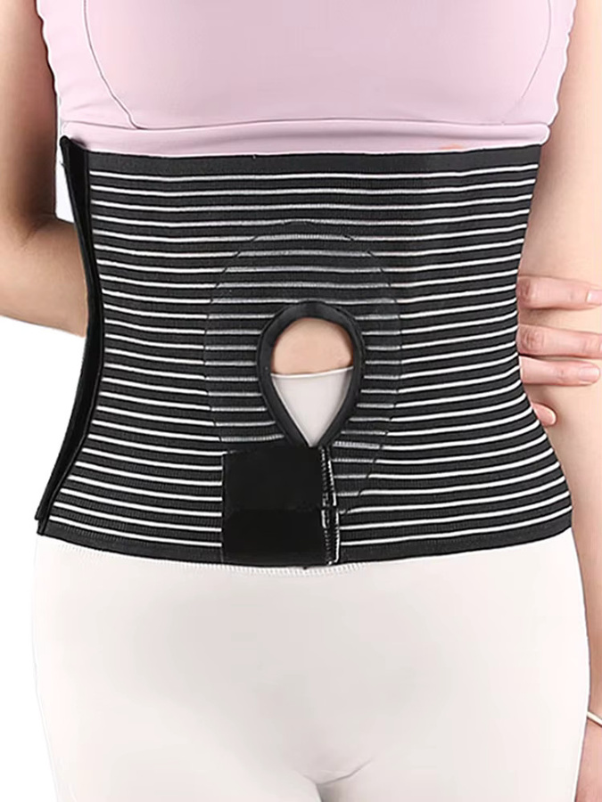 KuZHEN Stoma Hernie Gürtel, Unisex, Schwarz - Bild 5