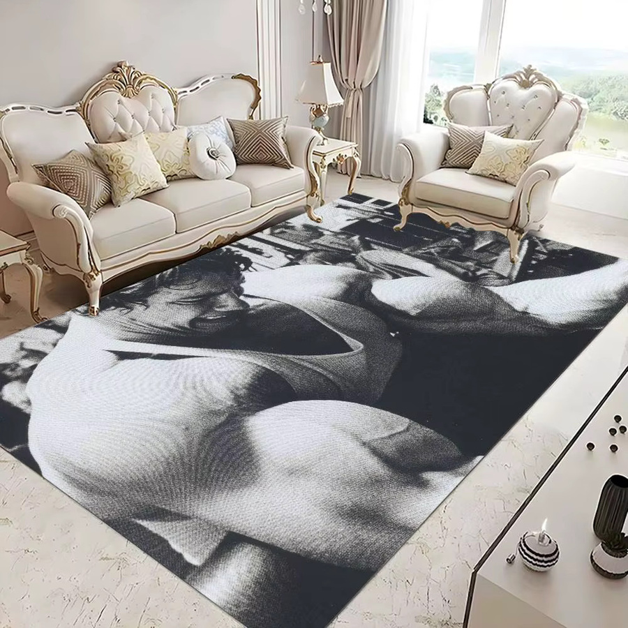 Kayoom Moderner Teppich Arnold Schwarzenegger in Schwarz für Wohnzimmer und Schlafzimmer - Bild 2