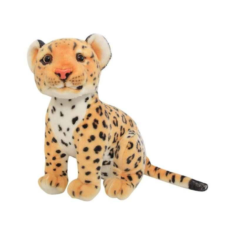 Yiran Furniture Löwenpuppe Tiger Leopard Plüschtier 33cm - Bild 2