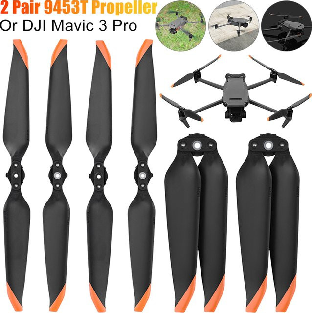 DJI Original Schnellspannblätter Low Noise Propeller für Mavic 3 Pro, Mavic 3 und Mavic 3 Classic in Schwarz - Bild 1