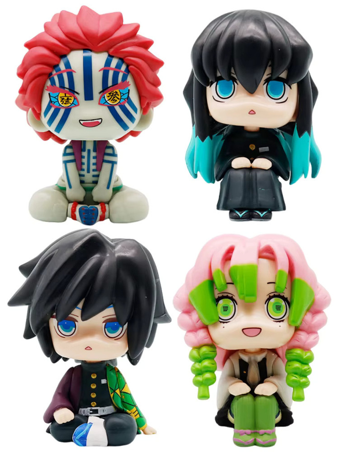 Bandai Ghost Slayer Anime Q-Version Sitzende Figur, Einzelfigur, Kunststoff, Bunt / Mehrfarbig - Bild 3