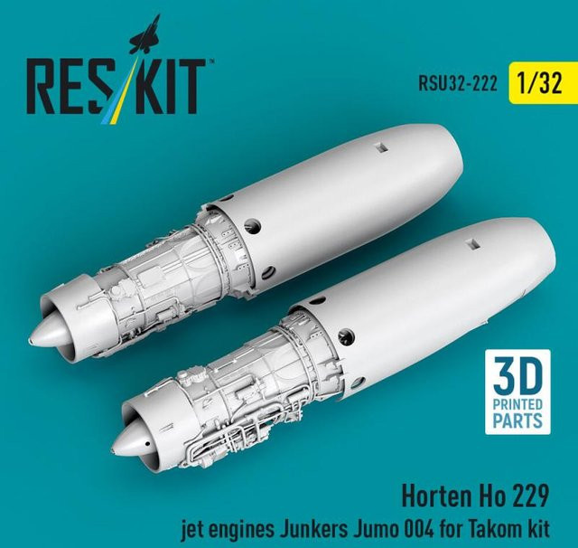Takom Horten Ho 229 - Jet engines Junkers Jumo 004, Zubehör, 2-teiliges Set - Bild 1