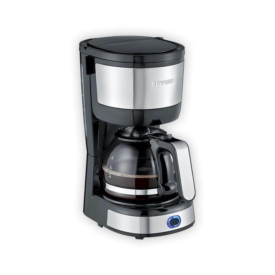 Severin KA 4819 Kompakt Filterkaffeemaschine mit Glaskanne und Edelstahl-Elementen - Bild 2