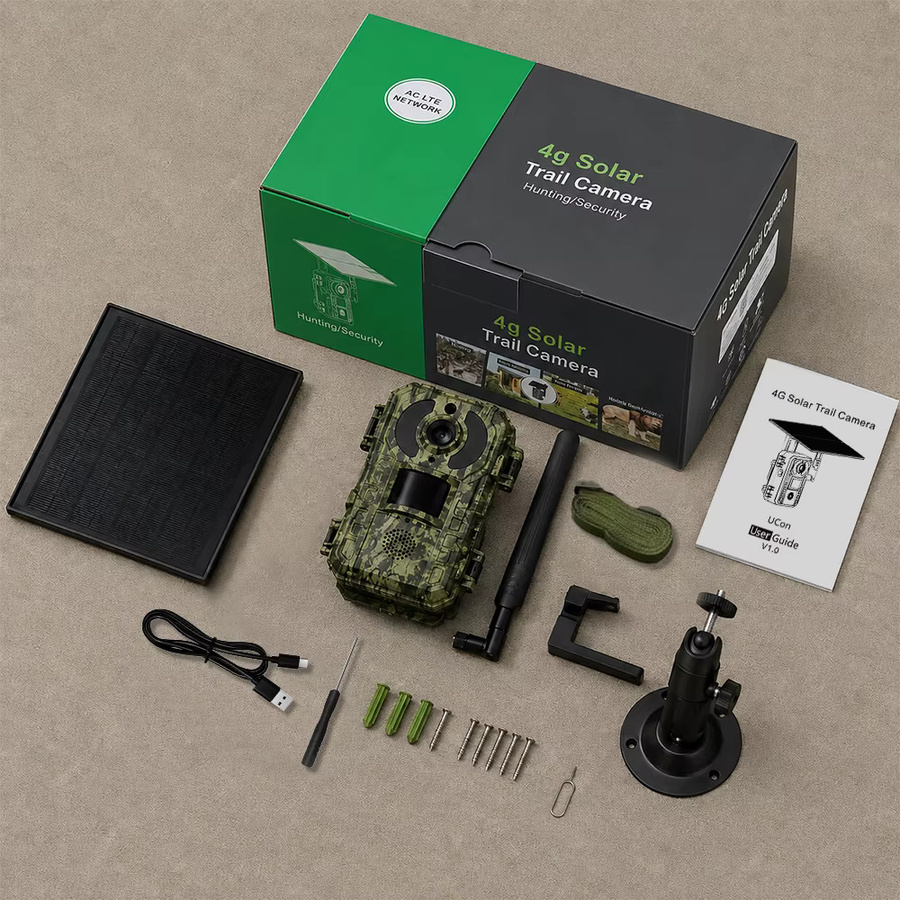 REHENTINT 4G-SIM Solar-Wildkamera mit 2K HD Auflösung und 940nm Infrarot-PIR-Sensor, wasserdicht für Heimsicherheit und Wildtierbeobachtung - Bild 5