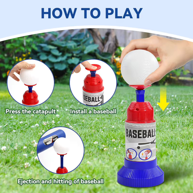 GGbell Automatische Pitching Baseball Maschine, Outdoor Spielzeug, ab 3 Jahre - Bild 5