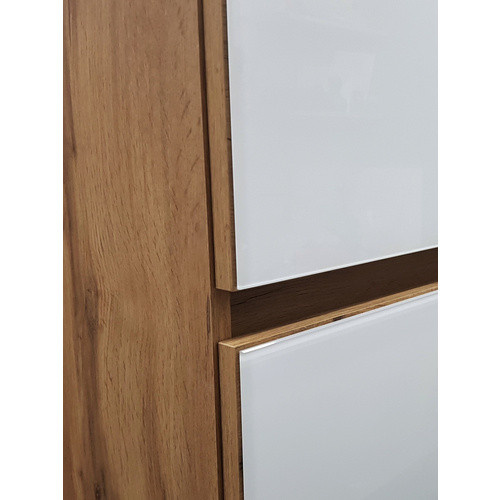 HELD MÖBEL Waschtisch-Set HELSINKI in Weiss, 8-teilig, modern mit LED-Beleuchtung und Soft-Close-Türen, Wandmontage, B/T/H: 180 x 40 x 85 cm - Bild 2