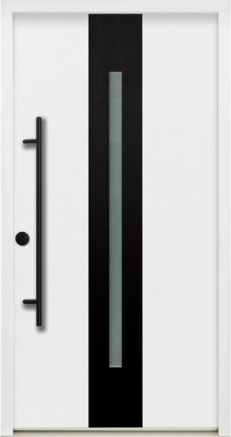 Splendoor Sicherheits-Haustür ThermoSpace Prime Dublin RC2 in Weiß mit Glaseinsatz, Anschlag Links, B/H: 110 x 210 cm - Bild 1
