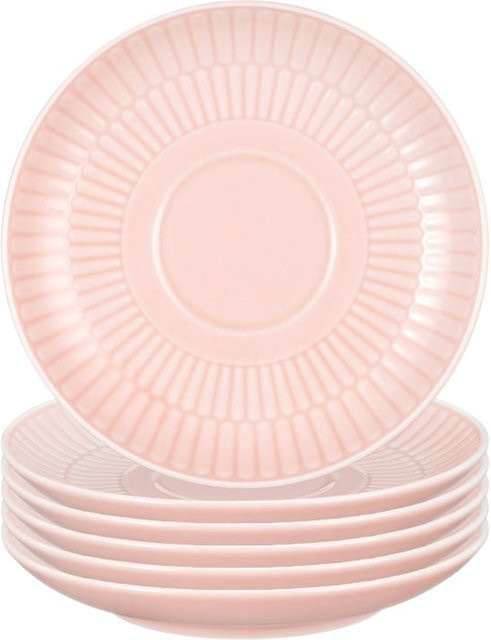 Seltmann Weiden Kombi-Untertassen Amina Pink Durchmesser: 12 cm, 6er Set - Bild 1