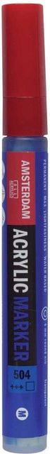 AMSTERDAM Acrylmarker Ultramarinblau mit 3-4mm Spitze - Bild 1