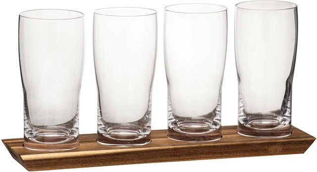Ladelle Bier Tasting-Set Tempa Harvey Gläser, transparent, 4er Set, 430 ml pro Glas - Bild 1