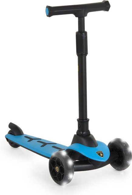 Moni Kinderroller Lamborghini Pro in Blau mit PU-Rädern und LED-Lichteffekten - Bild 1