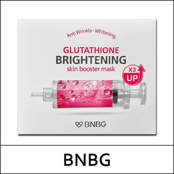 BNBG Skin Booster Glutathione Maske, 10 x 30 ml, Aufhellend, Niacinamid, Hyaluronsäure - Bild 1