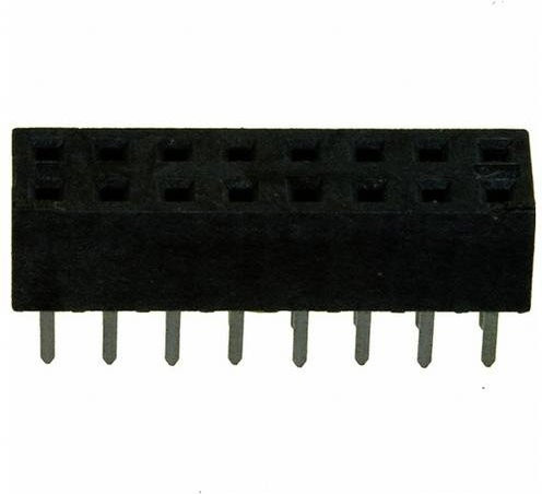Molex Einbau-Buchsenleiste Standard Schwarz Gold mit 16 Polen und 2.00mm Rastermaß - Bild 1