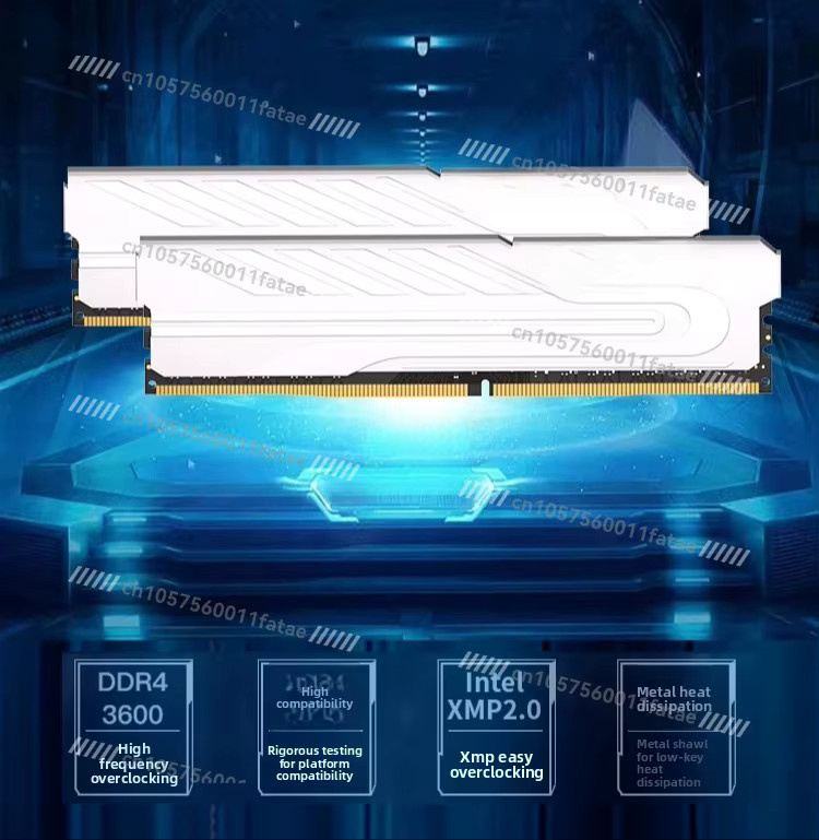 DDR4 Desktop-Speichersticks in Weiß, erhältlich mit 8 GB, 16 GB oder 32 GB und Taktraten von 2666, 3200, 3600 oder 4000 MHz - Bild 5