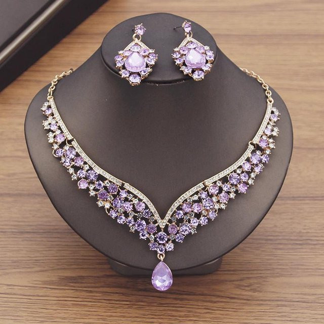 RX-Panjia Schmuck-Set, 925 Silber, Kristall, Zirkonia, Damen - Bild 1