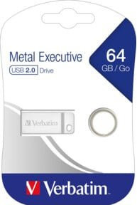 Verbatim Metal Executive USB 2.0 Flash Drive 64GB Silber - Bild 2