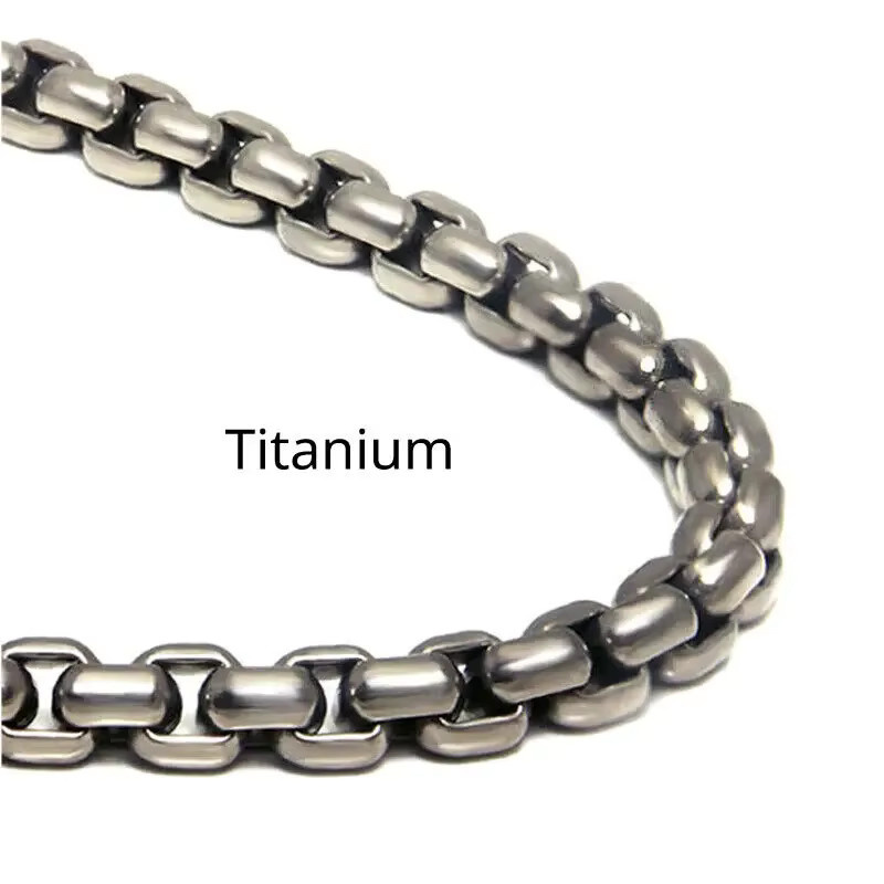 Box-Kettenkette Titan, Silber, 3 mm, Unisex - Bild 2